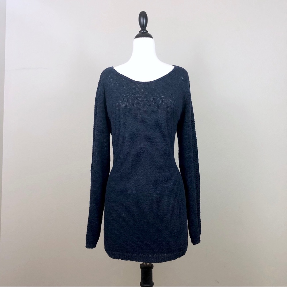 Rachel Zoe Navy Blue Knit Karla Sweater